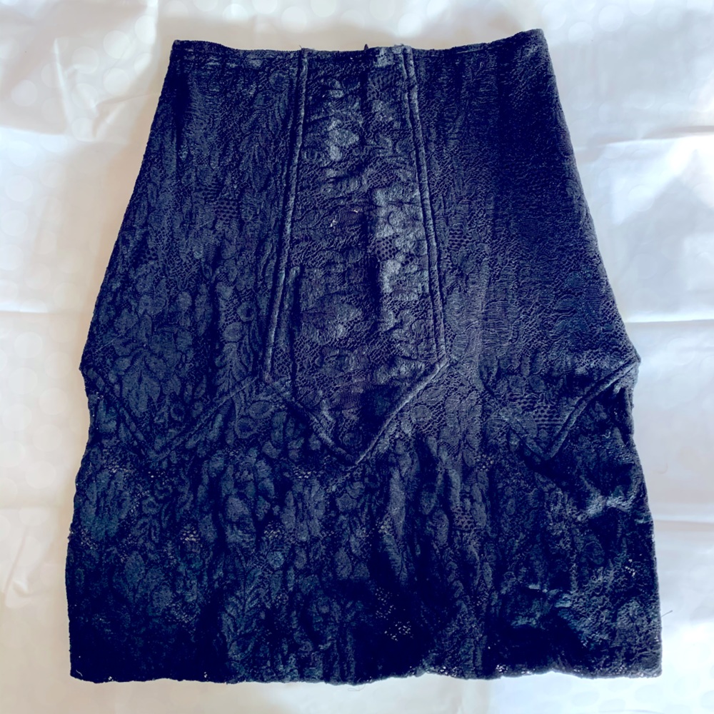 Lace corset skirt